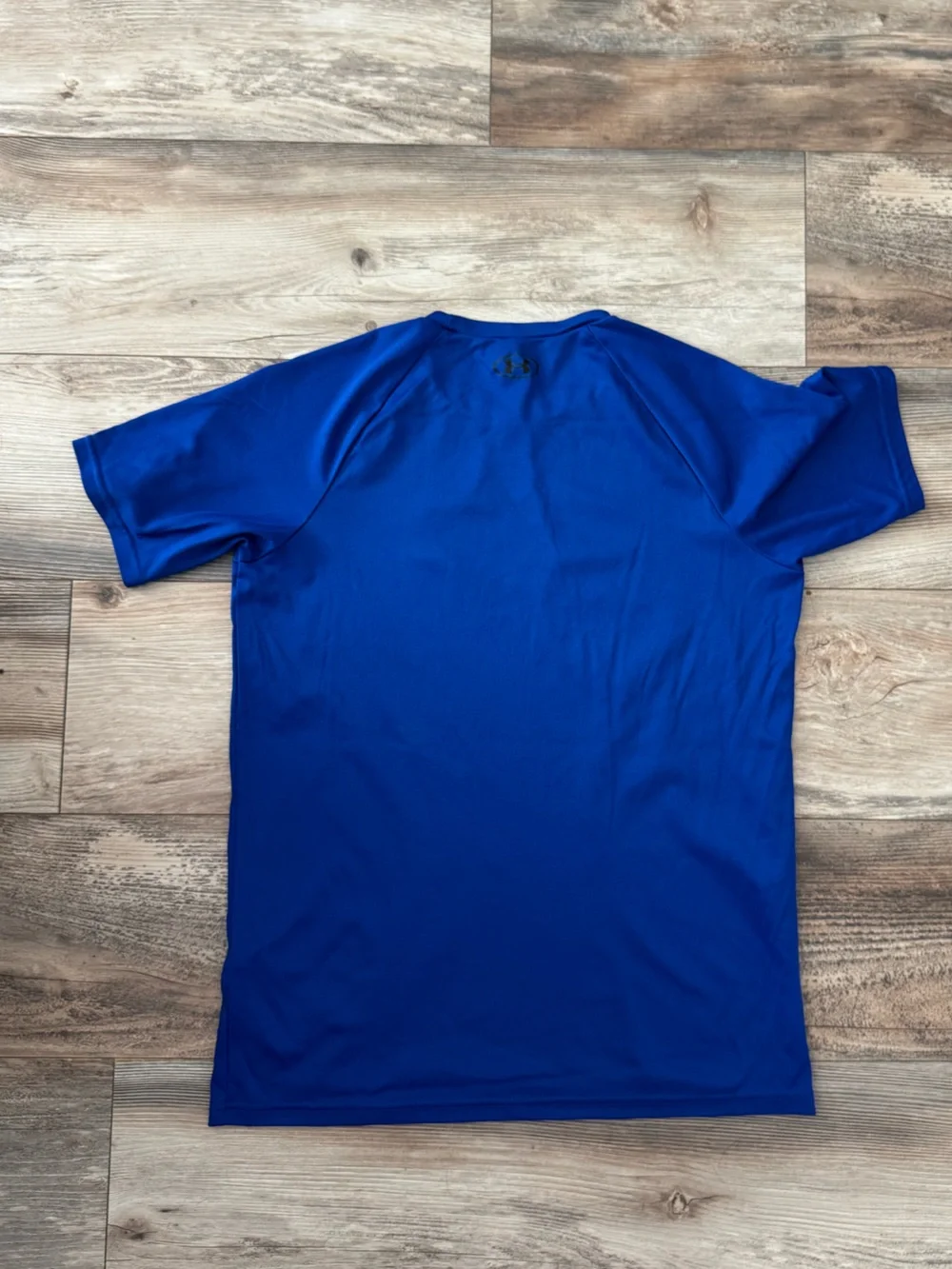 Under Armour Tech Big Logo T Royal Blue Youth XL